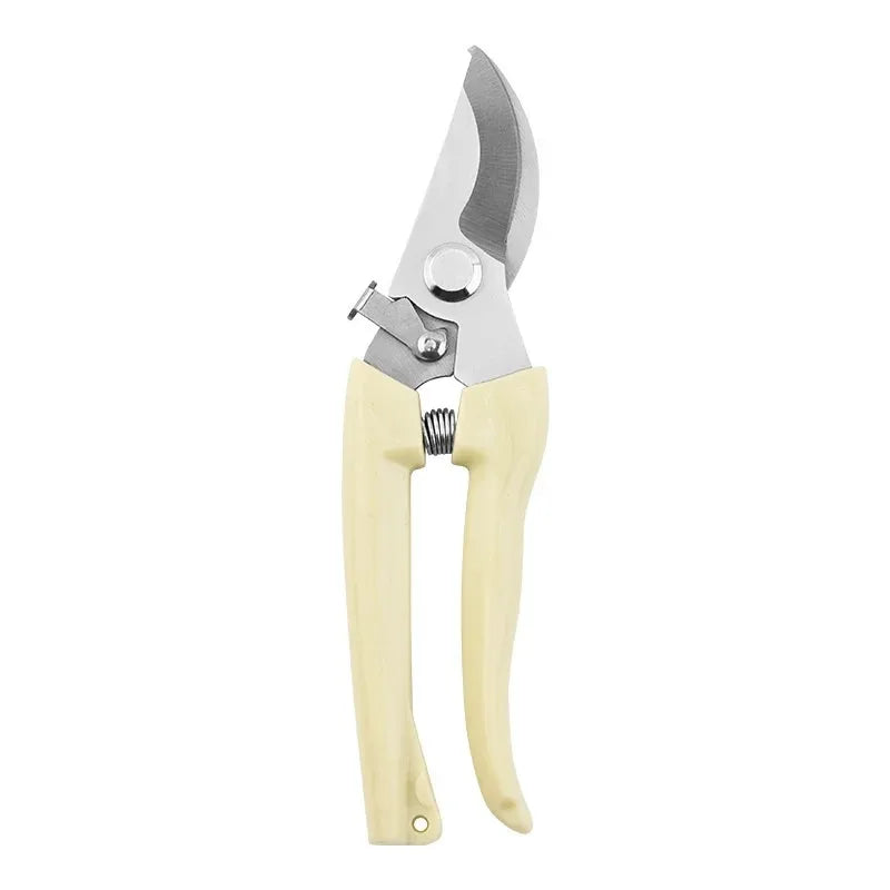 1PC Stainless Steel Bypass Pruning Scissors Multifunctional Flower Tree Branch Cutter Sharp Durable Garden Hand Shear Tool