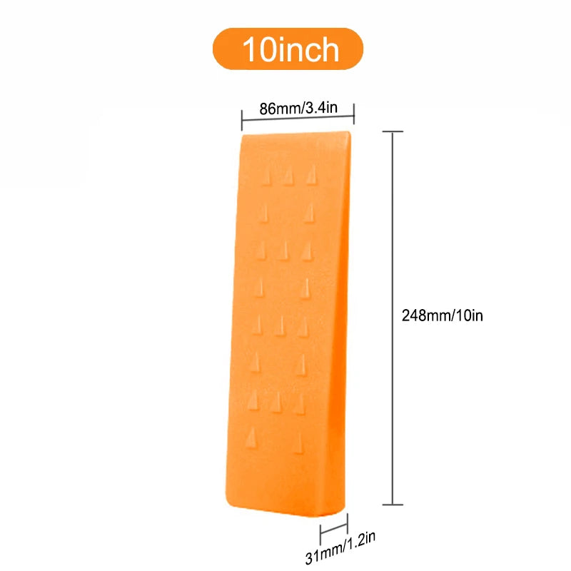 Tree Felling Wedge Plastic Felled Chock Tree Cutting Wedge for Logging Falling Cutting Cleaving Woodcutting Tools