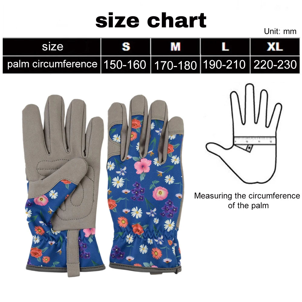 Gardening Gloves for Women Breathable Microfiber Garden Gloves Thorn-Proof Working Gloves for Pruning, Weeding, Planting