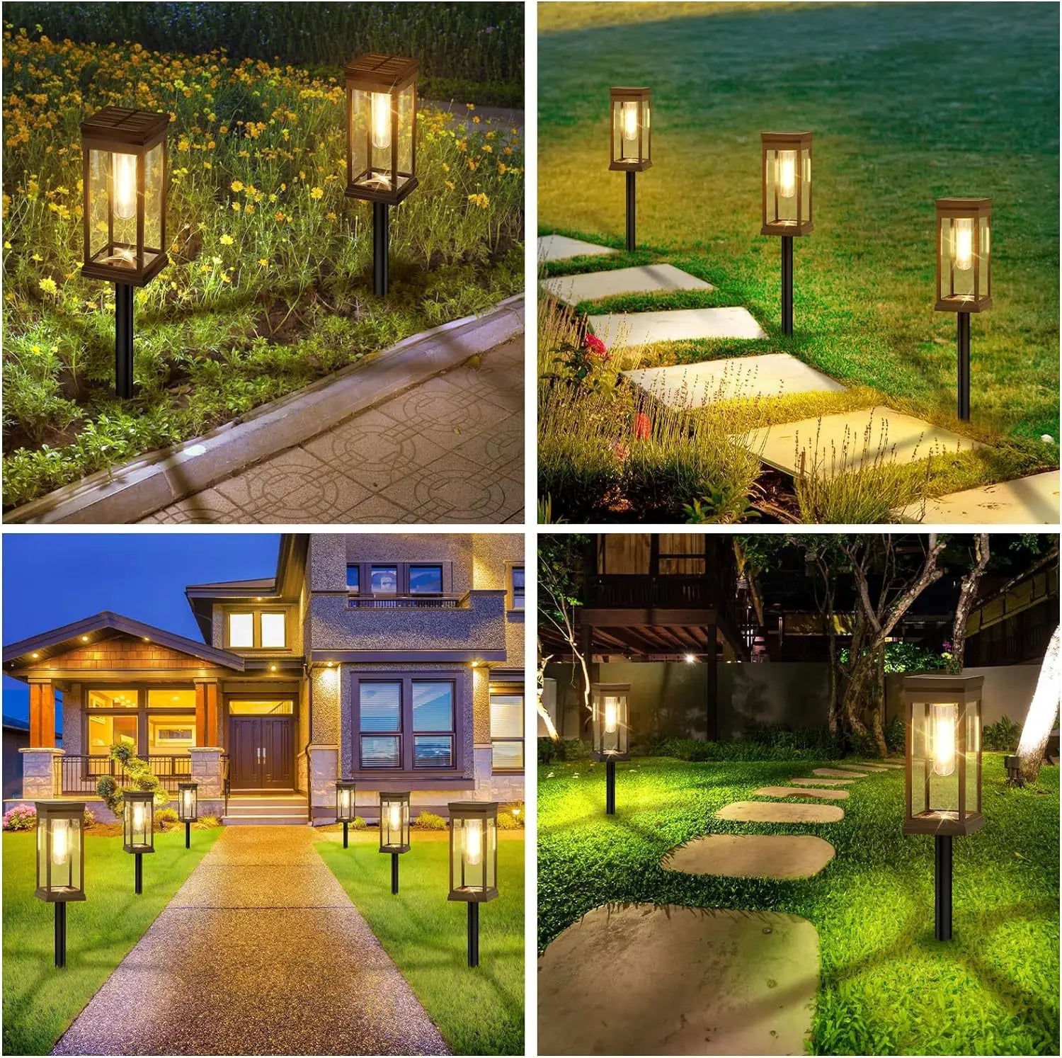 Solar Lawn Light Outdoor Waterproof Garden Light LED Solar Garden Light Grass Garden Landscape Light