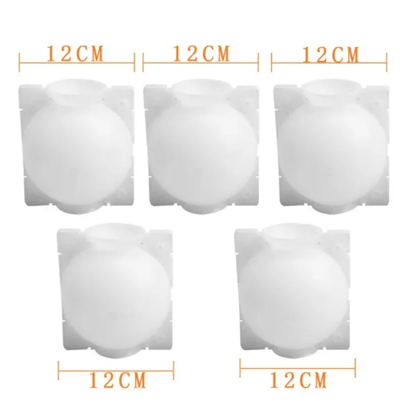 5pcs Breeding plant root pot  Garden plant rooting ball Grafting rooting box Grafting breeding seedling balls Garden supplies