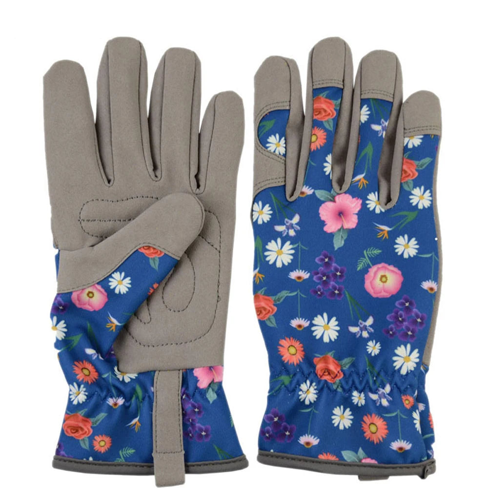Gardening Gloves for Women Breathable Microfiber Garden Gloves Thorn-Proof Working Gloves for Pruning, Weeding, Planting