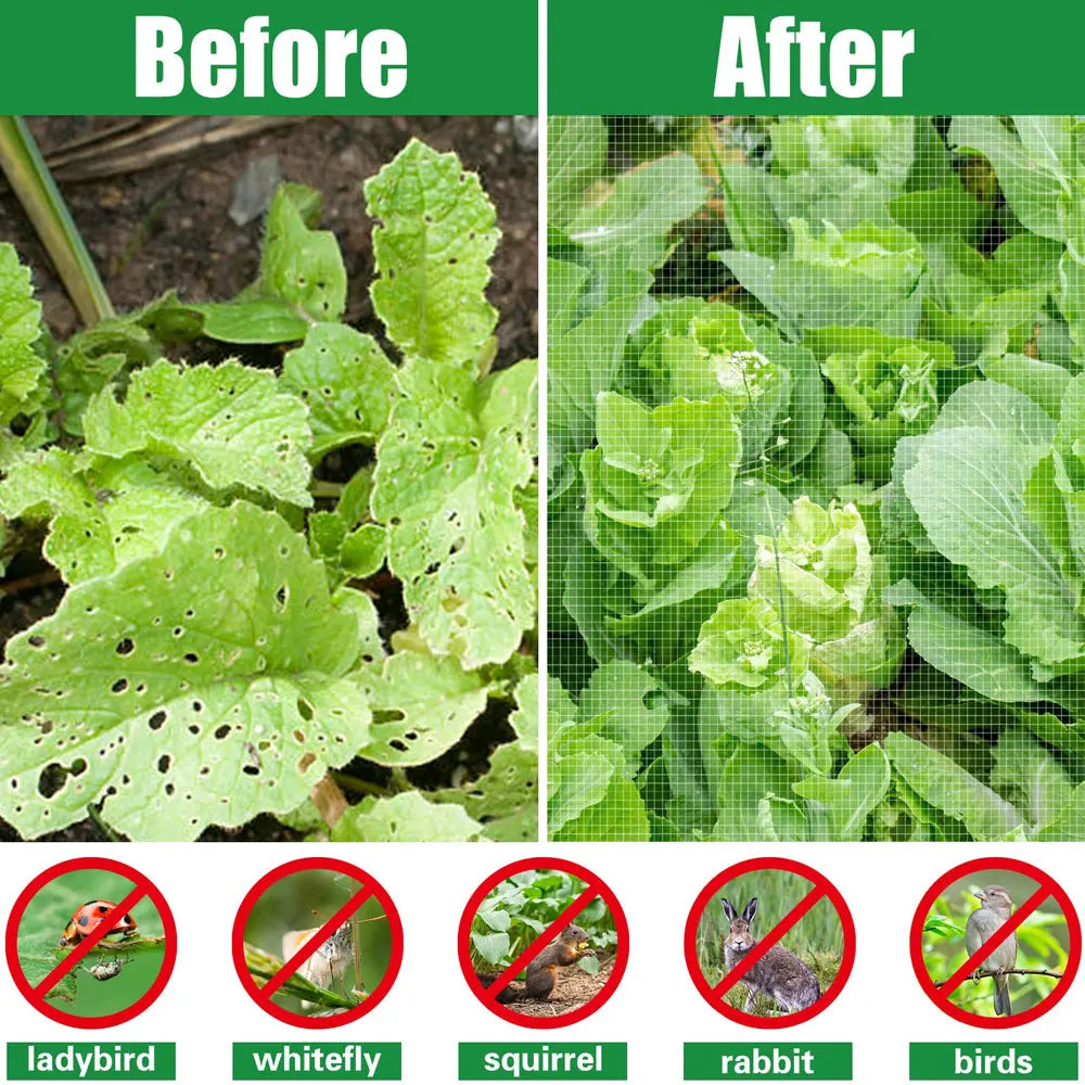 Garden Netting Plant Covers Ultra Fine Mesh Protection For Vegetable Fruits Flowers Crops Greenhouse Raised Bed Barrier Screen