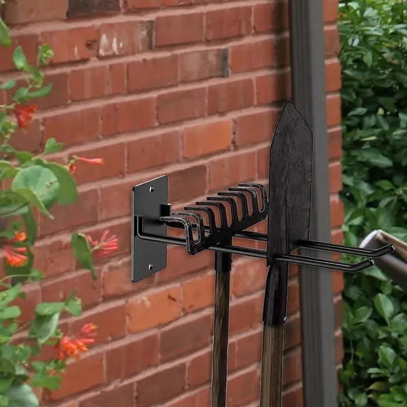 DGEV Tool Storage System Hooks Wall Holder Garage Storage Multi-Purposes Garden Tool Organizer For Warehouse Garage Wall Hook